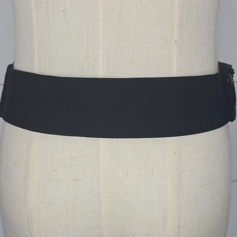 Vintage Geniune Suede Embellished Belt